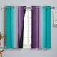 thumbnail image 2 of Cortinas Blackout Estelar Textiler Ombre Azul Turquesa/Púrpura 115x115 cm, 2 of 9
