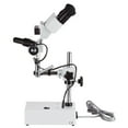 thumbnail image 2 of AmScope 10X Widefield Stereo Microscope with Boom Arm Stand and Incident Light New, 2 of 4