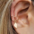 thumbnail image 3 of 5 Unids/set Oro Hoja Sin Perforación Oreja Puños/Pendientes De Cartílago Falsos Punk Ear Piercing-Clip/Mujeres De Puño De, 3 of 4