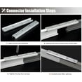 thumbnail image 6 of GXCZ Curtain Track Bay Window Curtain Track, Wall/Ceiling Mount Curtain Rod(Ceiling Mount,150cm/4.9ft), 6 of 8