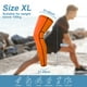 thumbnail image 2 of Hukapapa Protectores transpirables para correr-Rodilleras deportivas - Protectores de piernas para baloncesto y fútbolnaranja, 2 of 6