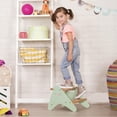 thumbnail image 2 of Taburete elegante para niños pequeños que les da independencia, diseño plegable de doble altura, superficie antideslizante que ahorra espacio, ideal para el entrenamiento para ir al baño y como, 2 of 5