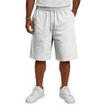 thumbnail image 2 of Delconic Men Gingham Plaid Quick Dry Casual Knee Length Shorts Elastic Drawstring Waist Side Pocket Loose Fit Short Pants For Summer Beach Daily Walking Outdoor Vacation Wear Light Gray XL, 2 of 5