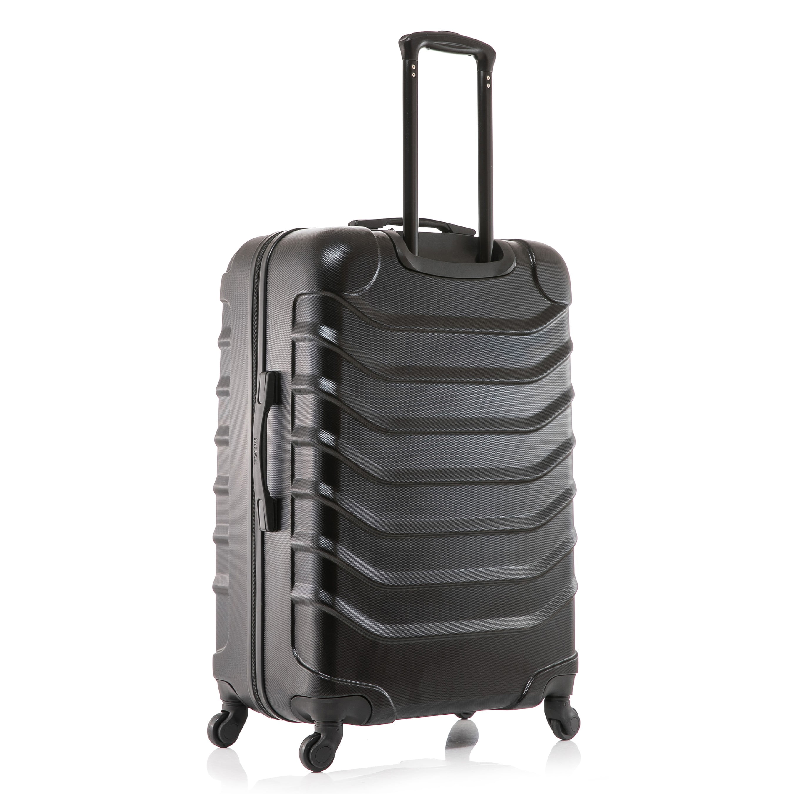InUSA Endurance 28" Hardside Lightweight Luggage with Spinner Wheels, Handle, and Trolley, Black
