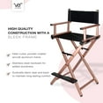 thumbnail image 5 of Ver Beauty VCH001-105 Rose Gold Director Chair, 5 of 6