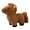 Brown, variant on ZCSZFIN 2026 Year of the Horse Plush Mascot Doll, Soft Stuffed Animal for Lunar New Year Decor, Cute and Gentle Design for Home and Office Displays During Spring Festival Celebrations