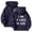 Navy, variant on Xdzjlr Women Christian Hoodies Zip Up Casual Pullover Bow Print Sweatshirt Comfortable Long Sleeve Jacket Daily Wear Fall Winter Oversized Hoodie Beige L