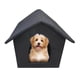 thumbnail image 5 of Fiudx Caseta para Gatos de Exterior, Impermeable y Resistente a La Intemperie, Resistente Al Viento y con Cremallera, Cojín Suave para Mayor Comodidad, Varios Tamaños, Ideal para Gatos y Perros Salva, 5 of 7