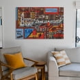 thumbnail image 6 of Jacob Lawrence Print Painting (1) Wall Art Poster Scroll Canvas Painting Picture Living Room Decor Home 24x36inch(60x90cm), 6 of 6