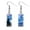 #3, variant on US Rectangle Starry Sky Sunflower Van Gogh Painting Glass Drop Dangle Earrings