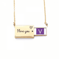 thumbnail image 1 of Éléments de Chestry Période Table Transition Métaux Vanadium V Lettre Enveloppe Collier Pendentif Bijoux, 1 of 3