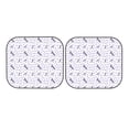 thumbnail image 7 of Balery 2 Piece Lavender Flowers Car Windshield Sun Shade|Foldable Front Windshield Shade for Car Front Window for Most Sedans SUV Truck-Large, 7 of 7