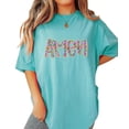 thumbnail image 4 of Floral Amen Shirt for Women and Teens Easter Christian Flower Graphic Tee Seafoam Shirt Adult 2X-Large, 4 of 5