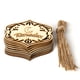 thumbnail image 1 of Mini adornos de madera El festival de la laerser de ruptura rápida Bairam Exquisite Islam estilo de registro color DIY colgando ornamento 30 piezas Inevent HA011755-00, 1 of 7