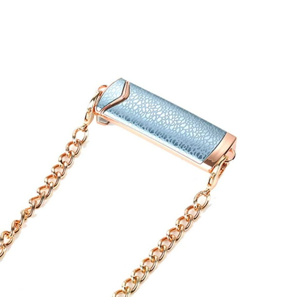 Seitruly Clip trasero de aleación para teléfono inteligente, reemplazo Universal antipérdida ajustable, accesorios de cadena para viajes al Relojes inteligentes oro azul