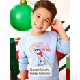 thumbnail image 2 of Garanimals Baby & Toddler Boys Holiday Fleece Crewneck Sweatshirt, Sizes 0–6T, 2 of 7