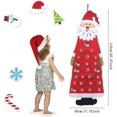 thumbnail image 2 of Calendario de Adviento de Papá Noel JanHm de fieltro navideño con 24 bolsillos, 2 of 5