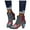 Green, variant on Dress Boots for Women Vintage Boho High Heels Dressy Pump Ankle Booties with Side Zip