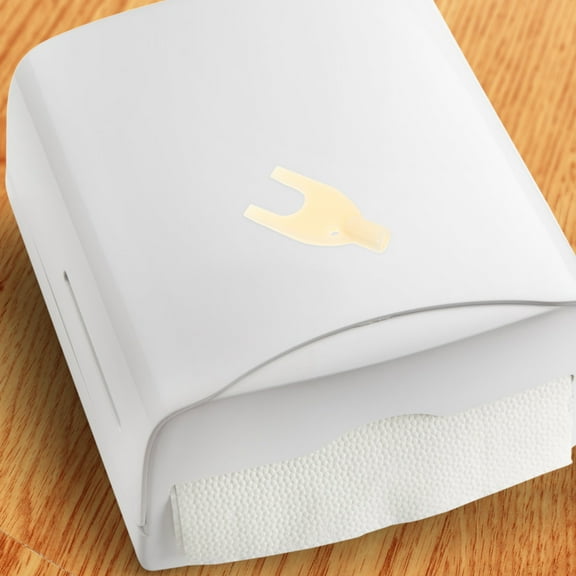 WHAMVOX Paper Towel Dispenser to Replace and Carry with Hole Design for Keychain Beige ABS 1 Piece