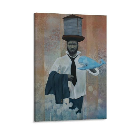 Portrait Painter Amy Sherald Painting Art Poster (31) Posters Wall Art Painting Canvas Gift Living Room Prints Bedroom Decor Poster Artworks 12x18inch(30x45cm)