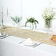 Efavormart 16" X 72" Gold Wire Nest Table Runner, Metallic String Woven ...