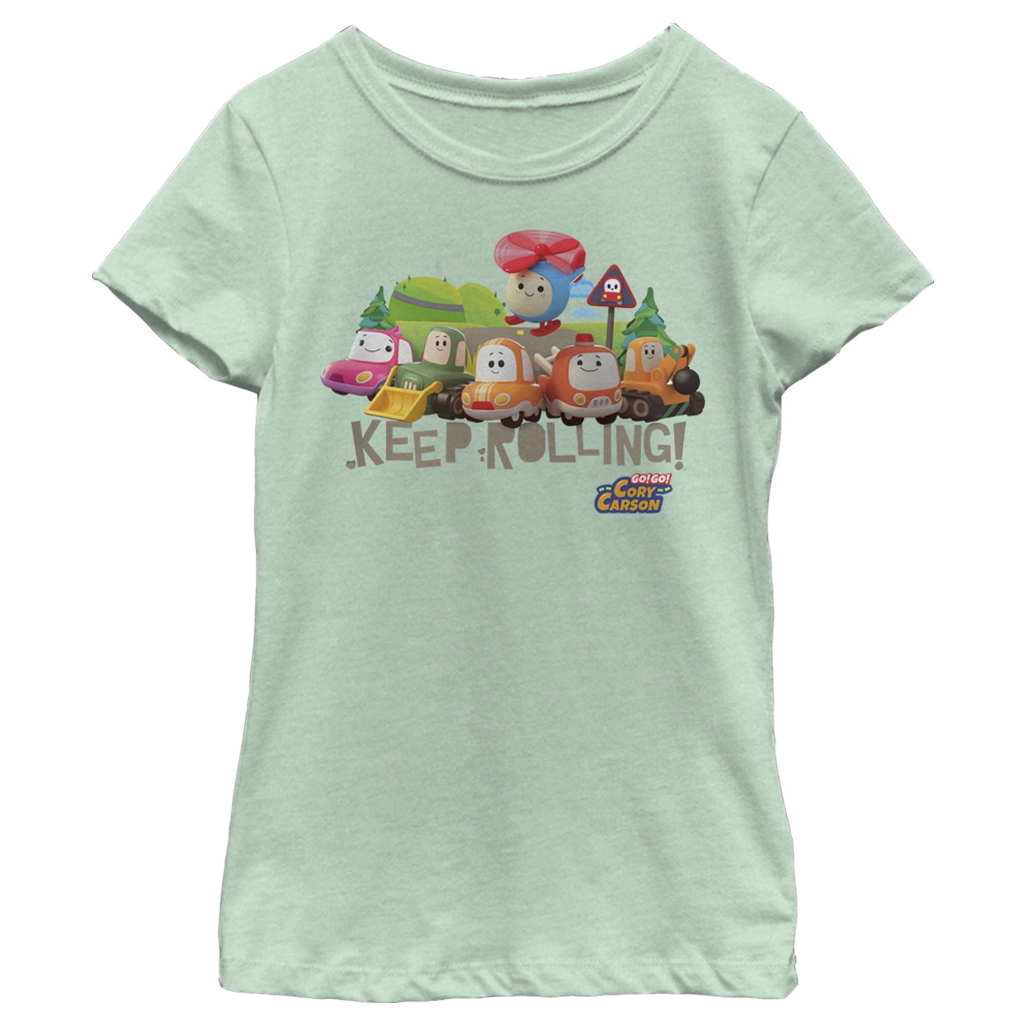 Go! Go! Cory Carson - Girl's Go! Go! Cory Carson Keep Rolling Gang T-Shirt - Walmart.com