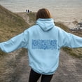 thumbnail image 7 of Kaprioy Cute Hoodies for Teen Girls Women Y2k Floral Graphic Oversized Sweatshirt Long Sleeve Preppy Clothes Sky Blue, M, 7 of 7