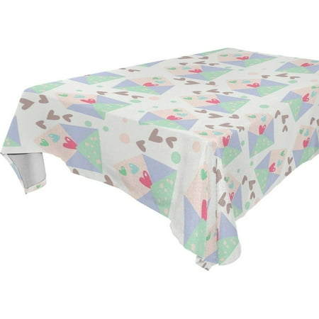 

POPCreation Envelope Tablecloths Love Heart Table Top Decoration 52x70 inches