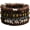 black1, variant on 3/6Pcs Set Wood Surfer Beaded Stackable Stretch Bracelet for Women Men Puka Shell Wooden Disc Bohemian Boho Natural Wood Beads Jewelry