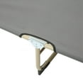 thumbnail image 1 of Chaise Longue, Fauteuil Inclinable Simple en Fer, Chaise Longue Pliante Inclinable, Chaise-Lit de Camping, Lit Pliant, Chaise Longue de Patio, Chaise Longue d'Extérieur avec Oreiller pour, 1 of 7