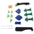 thumbnail image 1 of Kit De Herramientas Para Calafatear, Boquillas Multifuncionales 6.5R 10R 13R Fácil Operación Sellador Herramientas De Acabado Resistencia Al Impacto Para Fregadero De Agua, 1 of 7