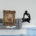 thumbnail image 2 of Marco de fotos,Marco de fotos retro Marco de fotos de mesa vintage,Figura de lector abstracto,Estatua de pensador abstracto,arte,manualidades,decoraciones,Figuras humanas decorativas para, 2 of 8