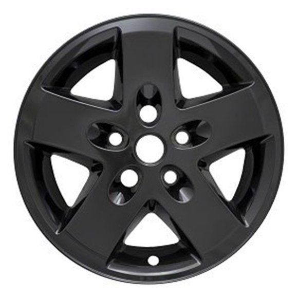Cache-roue de 17 Po pour Jeep Wrangler 2007-2018 JK, Noir