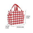 thumbnail image 3 of FFENYAN Tote Lunch Bag Solid Color Bento Bag Portable Insulation Bag Thickened Student Lunch Box Bag Lunch Bag Lunch Bag, 3 of 5
