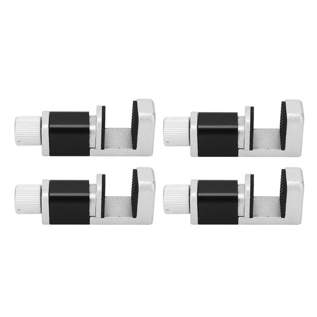 Abrazadera De Sujeción De Pantalla De Teléfono, Accesorio De Abrazadera De Pantalla Ajustable, aleación De Aluminio De Uso Amplio De 4 Piezas Para Computadoras Portátiles