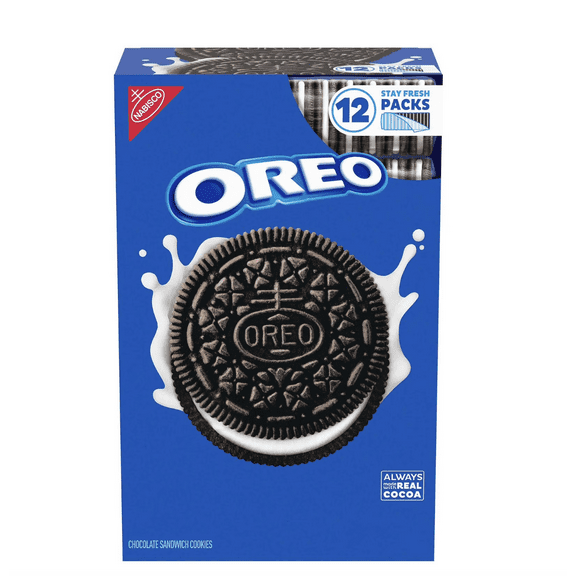 OREO Chocolate Sandwich Cookies, 5.23 oz., 12 pk.