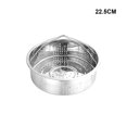 thumbnail image 3 of Inteprter Vaporizador de alimentos Cesta de vapor de acero inoxidable fácil de usar Varios usos únicos Utensilios de cocina Fácil de duradero Type3 NO3, 3 of 6