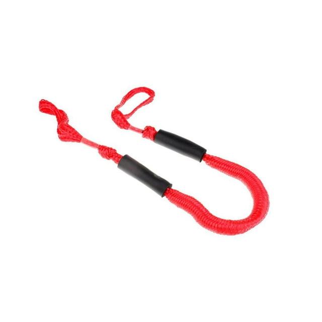 Elastic Boat Bungee Dock Line Docking Rope Rope Bungee Pontoon Boat Dock Line Stretches to 5.5ft Red