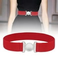 thumbnail image 3 of Milageto Women Elastic Waist Belt Casual Dress Belt for Shopping Street Birthday Gift Red, 3 of 8