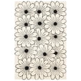 thumbnail image 4 of SAFAVIEH Soho Megan Floral Wool Area Rug, Ivory/Black, 6' x 6' Square, 4 of 10