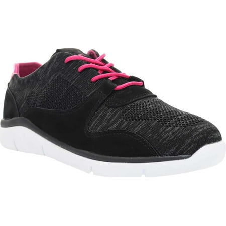 

Women s Propet Sarah Sneaker Black/Pink Mesh