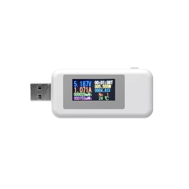 Amdohai KWS-MX18 10 in1 Digital LCD Display USB Tester Voltage Current Tester Power Meter Timing Ammeter USB Charger Tester Detector Voltmeter