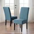 thumbnail image 2 of Christopher Knight Home Pertica Fabric Dining Chairs, 2-Pcs Set, Blue, 2 of 2