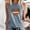 Gray, variant on Plus Size Tank Tops for Women under $10 Round-Neck Sleeveless Baseball Loose Printed Pullover Tops Gray S