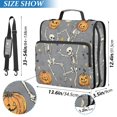 thumbnail image 2 of FORMRS Zipper Binder with Shoulder Strap 2-inch Ring 500 Sheet Capacity File Bag, Gray Halloween Dancing, 2 of 5