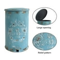 thumbnail image 4 of Vintage Metal Step On Trash Can With Lid 4.5 Gallon Farmhouse Rustic Garbage Can Waste Bin for Kitchen Bathroom Bedroom Porch, 4 of 6