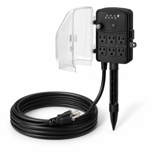 Outdoor Power Stake Timer Waterproof Dusk To Dawn