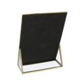 thumbnail image 2 of Benjara BM230478 6 in. Metal Frame Vanity Mirror, Brown - Medium, 2 of 3