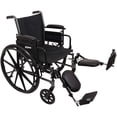 thumbnail image 1 of ProBasics Lightweight Wheelchair for Adults - Flip Back Height Adjustable Desk Arms with Elevating Leg Rest - 16" x 16" Seat, 1 of 4