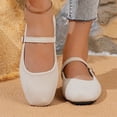 thumbnail image 5 of Norvail Womens Ballet Flats Slip On Square Toe Formal Wedding Flats Shoes Low Arch Fashion Casual Comfortable Soft Sole Loafers Plus Size Wide, 5 of 7